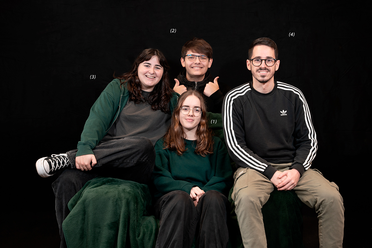 Fotografía del equipo de promoción y difusión